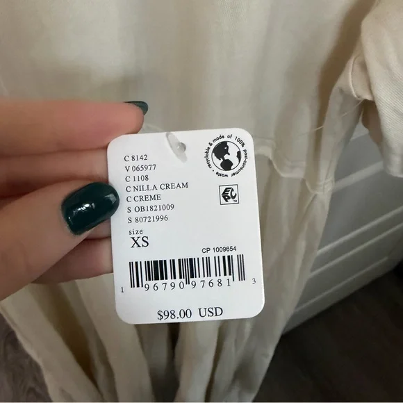 Free People Brentwood Oversized Cotton Beachy Maxi Dress - Picture 8 of 9